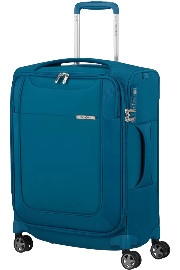 Mala de Cabine 55cm 4 Rodas Azul Petróleo - D'Lite | Samsonite