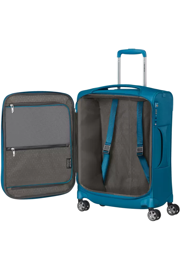 Mala de Cabine 55cm 4 Rodas Azul Petróleo - D'Lite | Samsonite