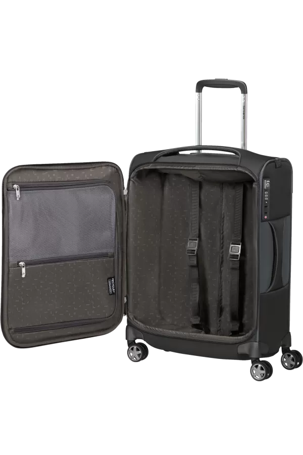 Mala de Cabine 55cm 4 Rodas Cinza Esverdeado - D'Lite | Samsonite