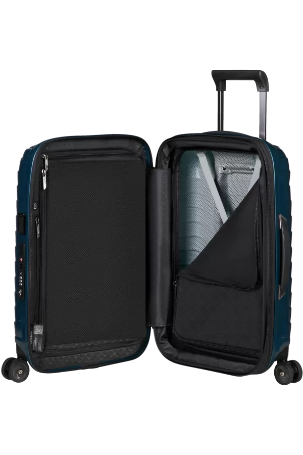 Mala de Cabine 55/35cm Expansível 4 Rodas Azul Petróleo - Proxis | Samsonite